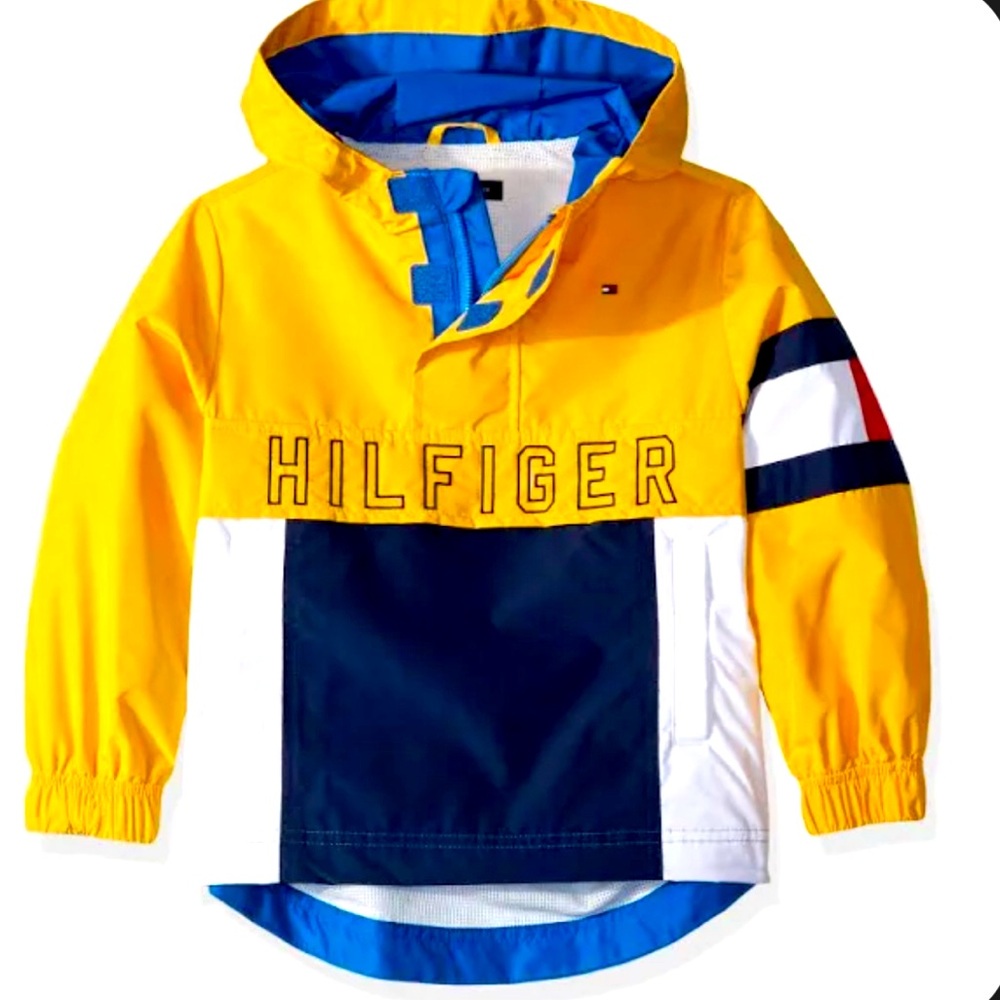 Tommy Hilfiger jacket Boys Adaptive Hooded Popover Jacket 1/4 zipper